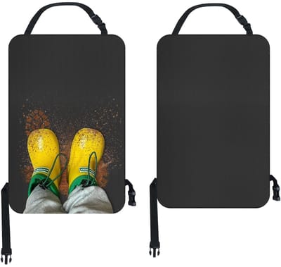 Dailygoods- Autostoelbescherming Waterdicht - Achterbankbeschermer - 2 Stuks - 600D Oxford - Antivuil - Gemakkelijk te Reinigen - Stoelhoes