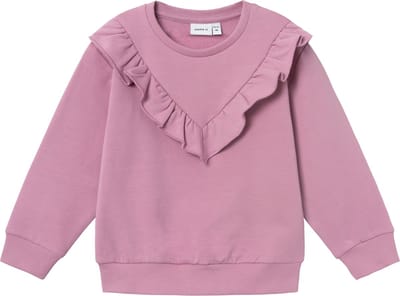 NAME IT NMFOLILAS NREG SWEAT BRU Meisjes Trui - Maat 92