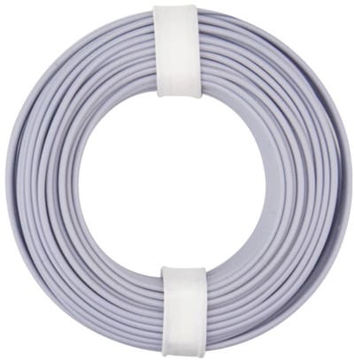 Donau Elektronik 175-019 Draad LiY 1 x 0.75 mm² Grijs 1 stuk(s)