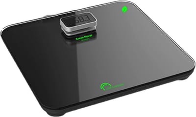 Kinetic Premium Personenweegschaal - Milieu-vriendelijke Weegschaal zonder Batterij - Tot 180 kg / 100 g