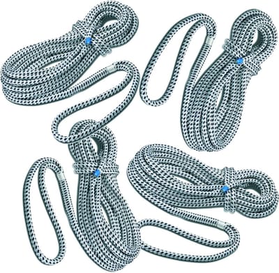 Seilflechter - Taifun® Polyester Landvast Set - Zwart-Wit - Maat: Default