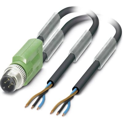 Phoenix Contact 1669686 Sensor/actuator connector, geassembleerd M12 Aantal polen (sensoren): 3 Stekker, recht 1.50 m 1 stuk(s)