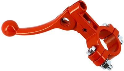 Levier de starter ou décompresseur en métal rouge pour mobylette cyclomoteur mob