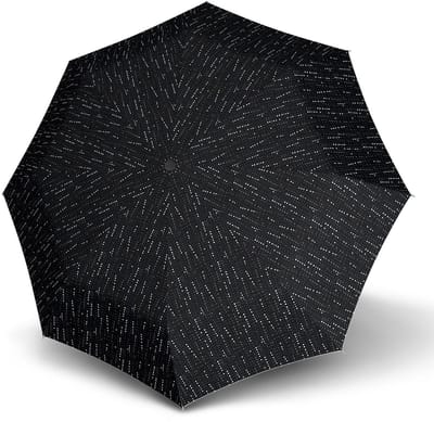 Knirps Paraplu T.200 Medium Duomatic Domino Black Zwart