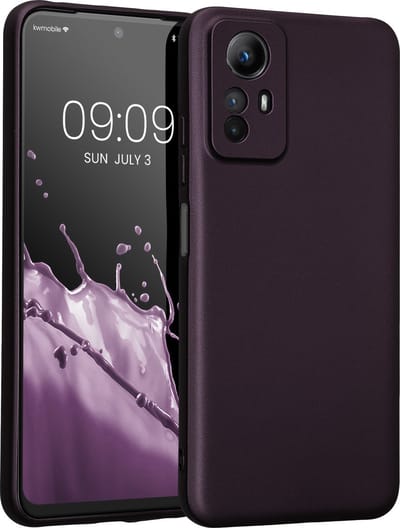 kwmobile metallic telefoonhoesje van TPU - geschikt voor Xiaomi Redmi Note 12S - Flexible case voor smartphone - In metallic braam