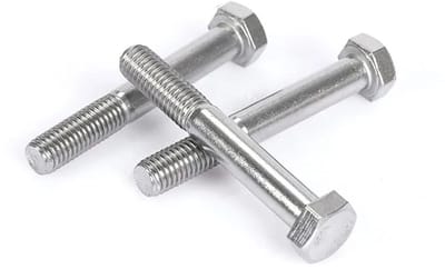 Zeskantbout Roestvrij Staal - Externe Schroef - Metaalbewerking - Gedeeltelijk Schroefdraad - M16 140mm - Zilver