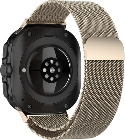 Milanees bandje - geschikt voor Samsung Galaxy Watch Ultra (47mm) / Ultra 2025 (47mm) - champagne