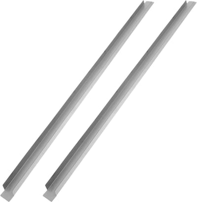 Voedselbak Verdelers - Steun Rvs - Buffet Stabiliseren - Voorkomt Morsen - 2 Stuks - Zilver