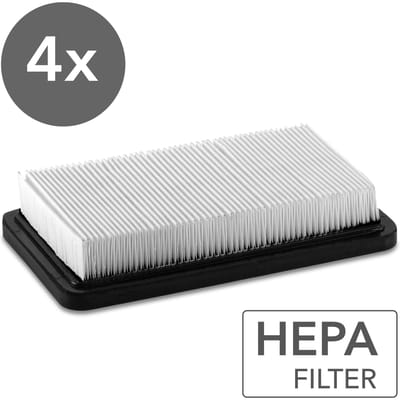 HEPA-filter voor accu-stofzuigers VC 15-20V (4 stuks)