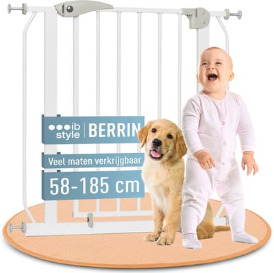 ib style Berrin Traphekje - Klembevestiging - Zonder Boren - 75-85 cm - Wit