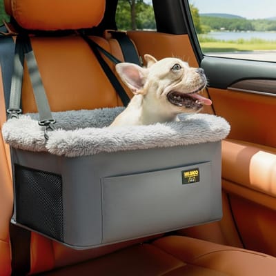 Verstelbare Hondenautostoel voor Veiligheid en Comfort tijdens Autoritten met Dierenaccessoires