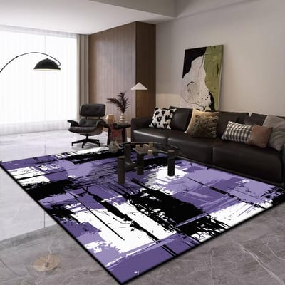 Modern Abstract Tapijt Groot Woonkamer Licht Luxe Bank Antislip Kleed Wasbaar Balkon Decoratie Kleed Kinderkamer Mat 80*120cm
