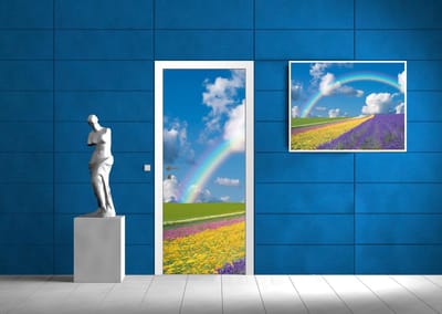 Floral Scene Photo Wallcovering