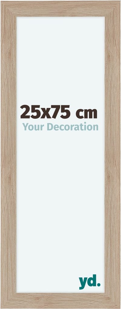 Your Decoration - Fotolijst 25x75 cm - MDF - Eiken Licht - Como