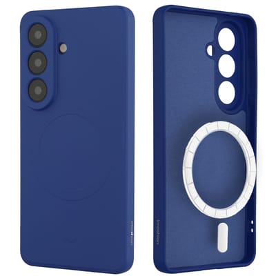 imoshion Hoesje - Geschikt voor Samsung Galaxy S26 - Color Backcover met Magnetische Ring - Royal Blue