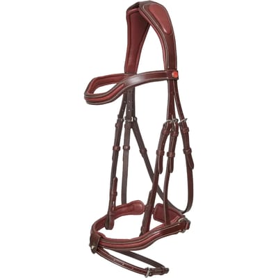 Hoofdstel Kieffer Palmanova with square chrome buckles
