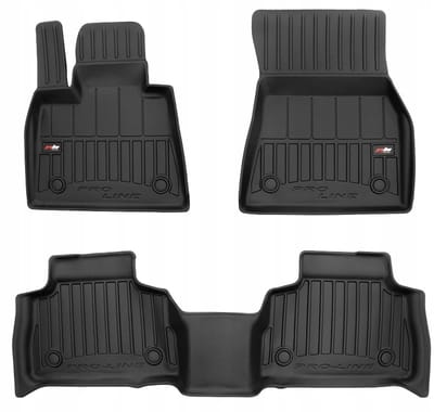 FROGUM 3D Gummimatten Set – Passend für BMW X6 G06 ab Baujahr 2019 – Hohe 6 cm Kanten – TPE-Material – Geruchlos & Schwarz