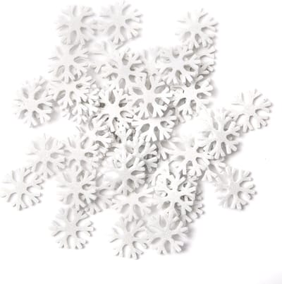 Foam Stickers Sneeuwvlokken met Glitters - 50 Winter Stickers - Knutselen Kinderen