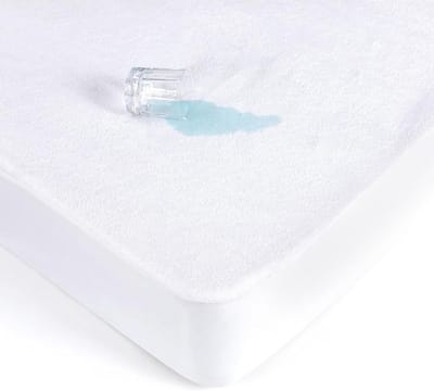 Waterdichte Katoenen Matrasbeschermer 160 x 190/200 cm - Hypoallergeen, Antimijt, Antibacterieel