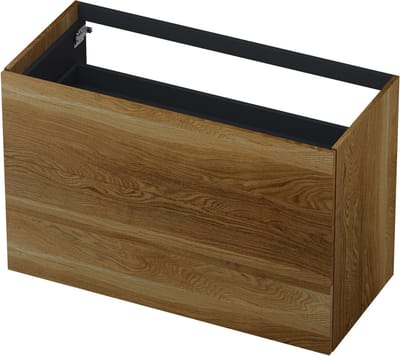Ink P2O onderkast 2 laden push to bestaande uit: 120x65x45cm, massief eiken ash grey