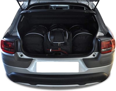 CITROEN C4 CACTUS 2014-2017 4-delig Bespoke Reistassen Auto Interieur Kofferbak Organizer Accessoires