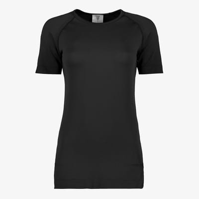 Osaga seamless dames sport T-shirt zwart - Maat L