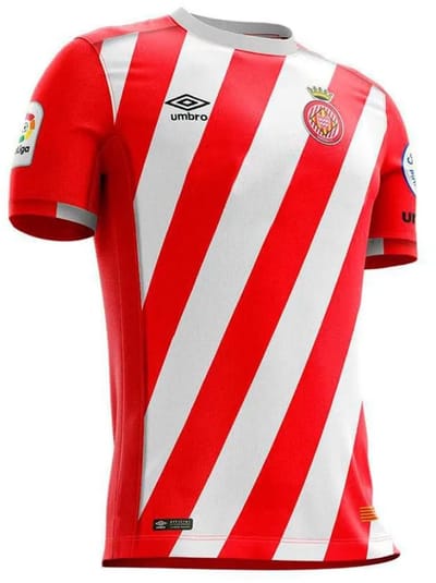 Umbro Girona Fc 18/19 Thuis Korte Mouw T-shirt Junior Rood,Wit 4-6 Years Jongens,Meisjes