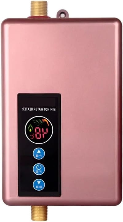 Elektrische Boiler - Doorstromer Tankless - Snel Warm Water - Wandmontage Compact - 5500W - Rosé Goud