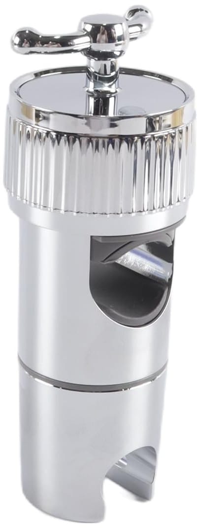 Dailygoods- Handdouchehouder 360° draaibaar - Douchekophouder - Verstelbaar 16-28 mm - Haakontwerp - Badkameraccessoires - Lichtgewicht ABS - Douchehouder