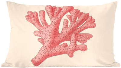 Sierkussens - Kussentjes Woonkamer - 60x40 cm - Koraal - Stipjes - Roze