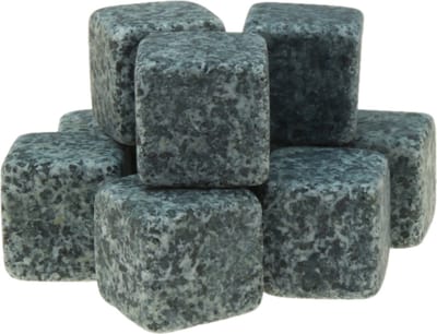 Kruger Whiskey ijsblokjes - stenen - 9x stuks - 2,5 cm