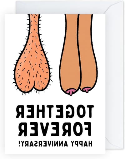 Verjaardagskaart Grappig - Wenskaart Humor - Liefde Uiten - Uniek Ontwerp - 120 x 170 mm - Multicolor