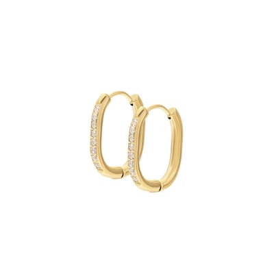 iXXXi Jewelry-Oval Stone-Goudkleurig-Dames Oorbellen