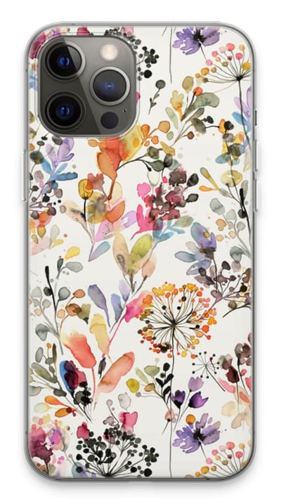 Case Company® - Hoesje geschikt voor iPhone 13 Pro Max hoesje - Wilde grassen - Soft Cover Telefoonhoesje - Bescherming aan alle Kanten en Schermrand