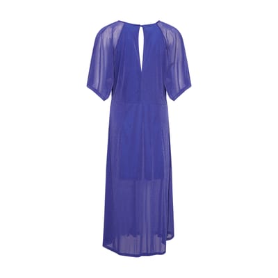 Vienna Midi-jurk in donkerblauw