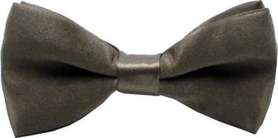 Fako Fashion - Kinder Vlinderstrik - Vlinderdas - Kinderstrik - Strik - Effen - 10cm - Bruin