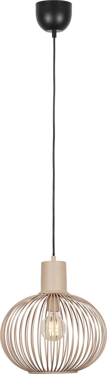 TRIO GILA - Hanglamp - Sand - excl. 1x E27 4 W - D: 33cm - Plafondbevestiging - In hoogte verstelbaar