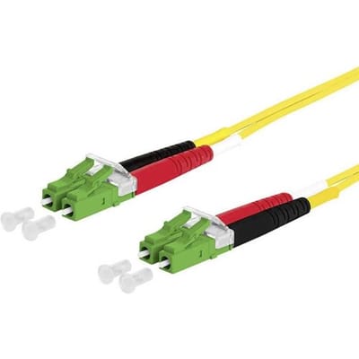 Metz Connect 151P1JAJA20E Glasvezel Optische vezel Aansluitkabel 2.00 m Geel [2x LC-stekker - 2x LC-stekker] 9/125 µ Singlemode OS2