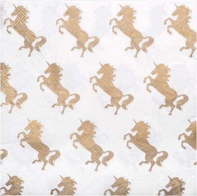 Boland - Set 20 papieren servetten Eenhoorn - Unicorn - Unicorn