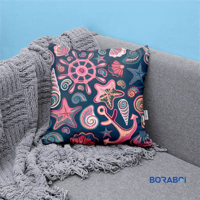 Boraboi® Luxe Decoratieve Kussenhoezen set van 2 , Zachte Suède Touch 40x40cm -(Wit,Blauw,Roze,Paars)