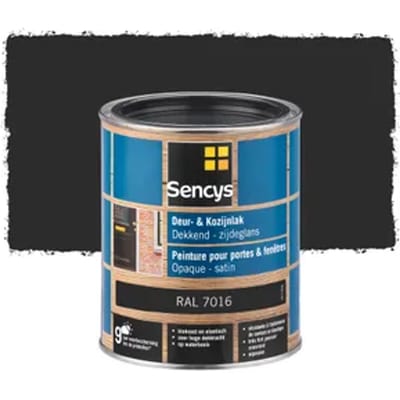 Sencys Lak Voor Deuren En Ramen Zijdeglans Ral7016 750ml