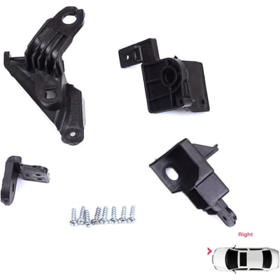 BHL586-2 Support de Phare Support de Montage Jeu de Languettes Côté Droit pour Toyota Corolla MK12 E21 Berline 2019-On 81110-02T51