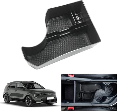 Center Console Opbergbox voor Kia Niro SG2 EV HEV Hybrid PHEV e-Niro 2022-2026, Organizer Tray voor Handschoenenkast en Onder Console, Niro 2025 Accessoires en Opbergoplossingen