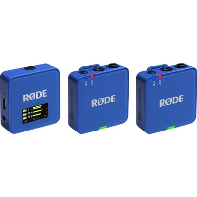 RØDE Wireless Go III - Blauw - Draadloos Microfoon Systeem