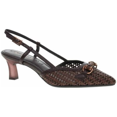 Tamaris Slingback Met Hak bruin Raffia - Maat 37