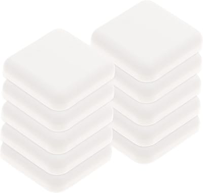 Deurknop muurbeschermers - Deurstopper - Muren beschermen - Zelfklevend flexibel materiaal - 10 stuks - Wit