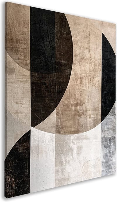 Abstracte kunst schilderij - Minimalistisch schilderij - Muurdecoratie Woonkamer - Moderne schilderijen - Canvas schilderij woonkamer - Muurkunst canvas 100x150 cm