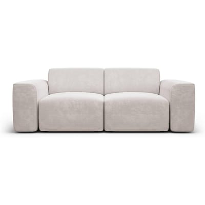 2-zitsbank Nina ribstof | NADUVI Collection