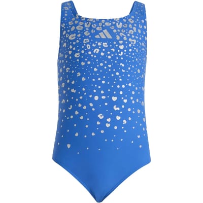 Adidas Sportswear Glitter V-Back Badpak Kids - Kinderen - Blauw