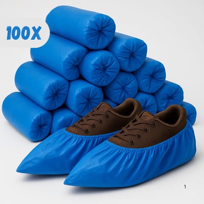 KURTT 100x overschoenen (40micron) waterdicht - Antislip - schoenhoesjes - schoenovertrekken
